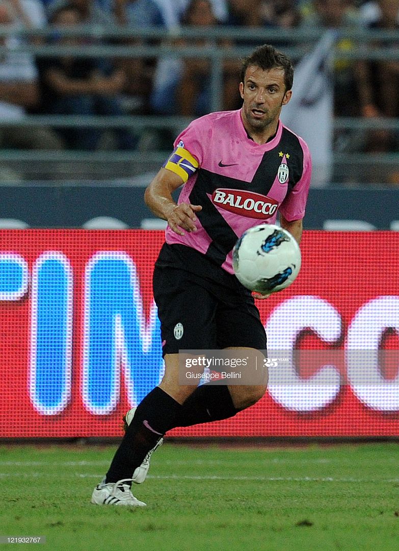Juventus 11/12 #10 DEL PIERO Awaykit / 3rd Awaykit Nameset